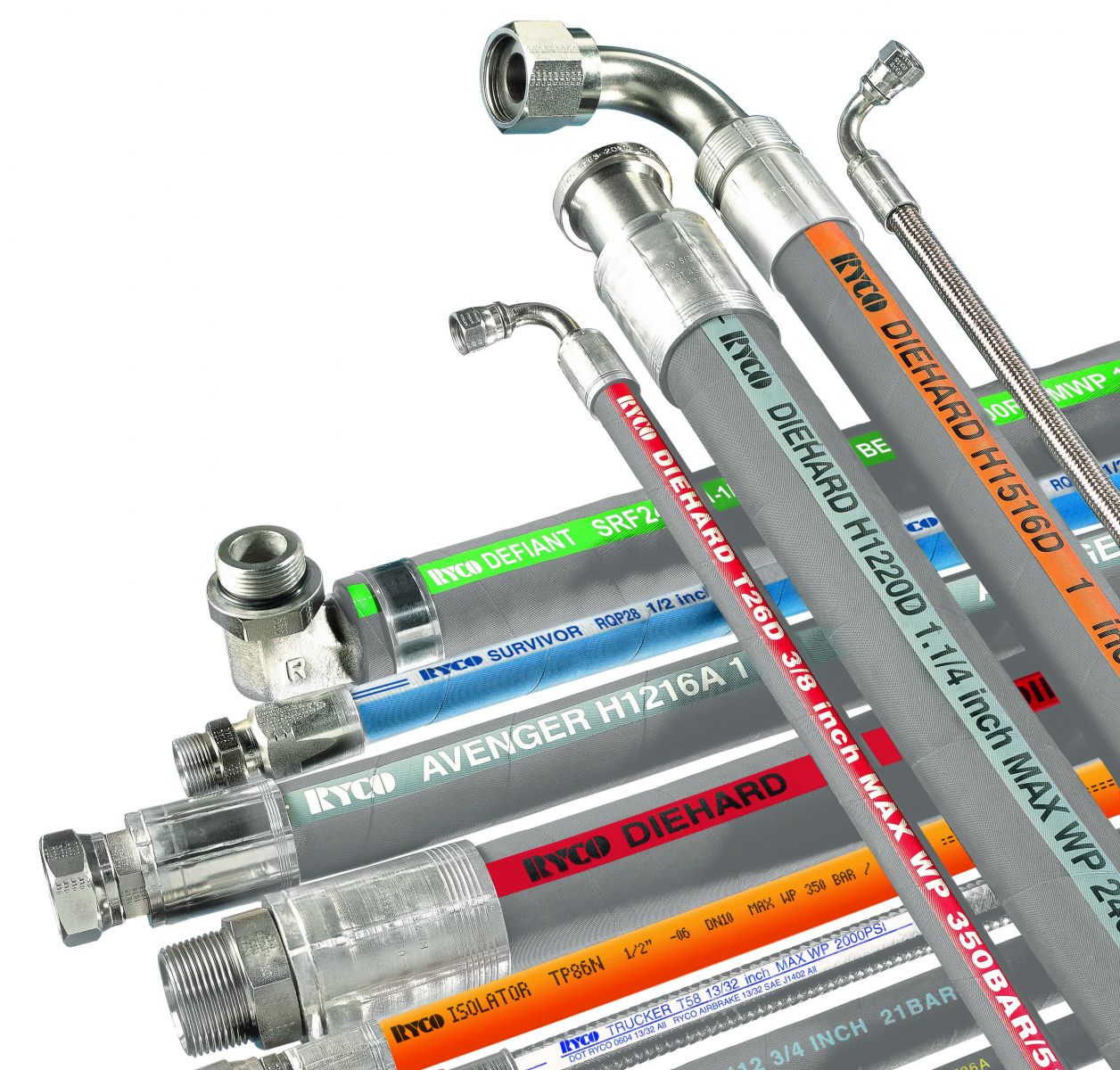 Hose and Fittings, Hydraulic Hose, Industrial Hose, Ferrules, Fittings, Adaptor, Swaging Machine, Cutting Machine & Skiving